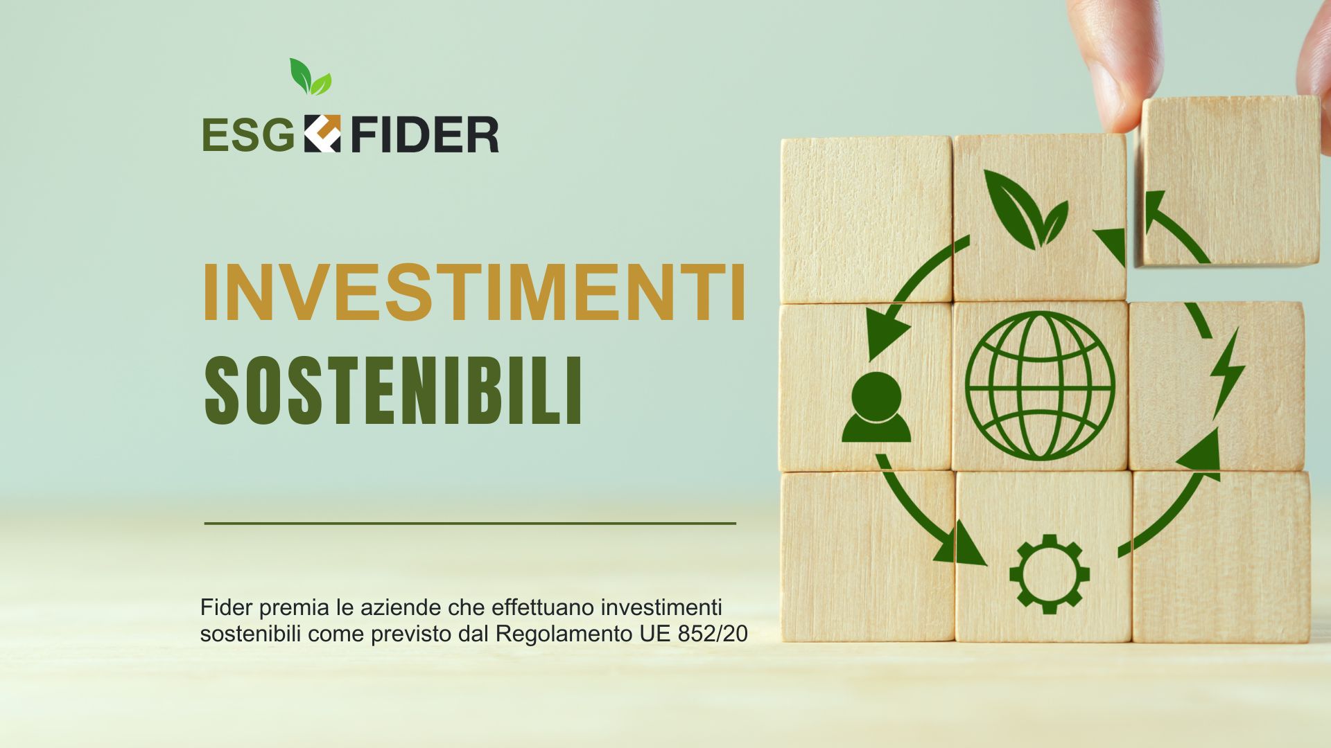 ESG: Fider premia le imprese che investono in ecosostenibilità